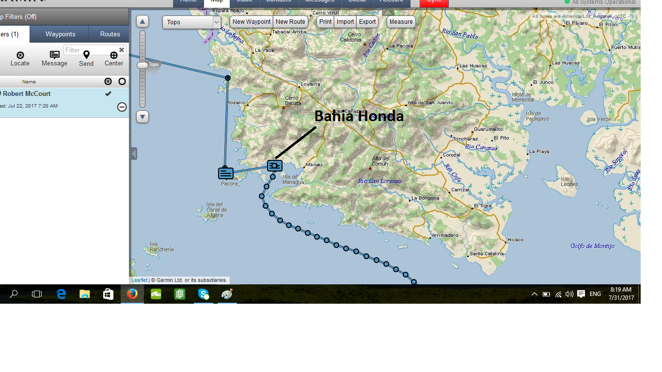 Bahia Honda map